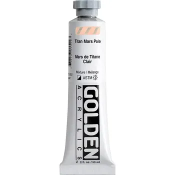 Speciální výtvarná barva GOLDEN Heavy Body akrylové barvy - 59 ml - vyberte odstín 1576 - Titan Mars Pale (1)