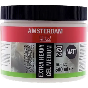 Speciální výtvarná barva Amsterdam Extra husté gélové médium matné 022 - 500 ml