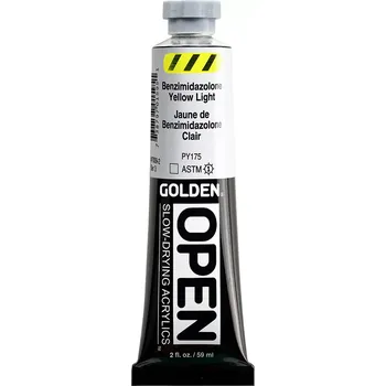 Speciální výtvarná barva GOLDEN Open pomalu schnoucí akrylové barvy - 59 ml - vyberte odstín 7009 - Benzimidazolone Yellow Light (3)