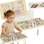 Lulilo montessori pastelový manipulační stolek