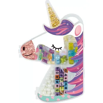 Dětské navlékací korálky Lena Navlékací korálky plastové Jednorožec