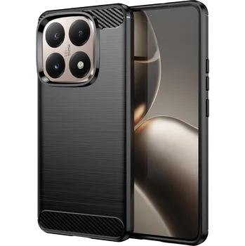 Pouzdro na mobilní telefon Techsuit Carbon Silicone pro Xiaomi 15T černý