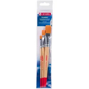 Umělecký štětec Art Creation sada 3 plochých akvarelových štětců - polyester