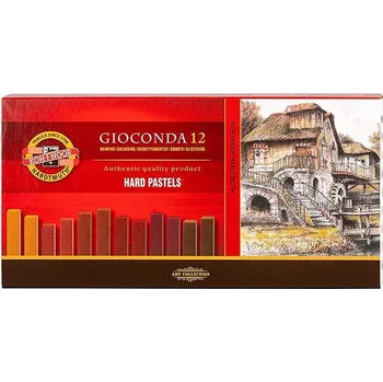 Pastelka KOH-I-NOOR GIOCONDA 8122/12 olejové křídy hnědá řada 12 ks