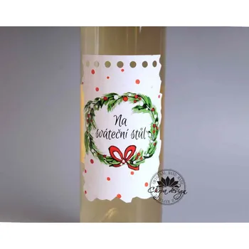 Víno Víno s etiketou - Na sváteční stůl víno: Chardonnay - polosuché