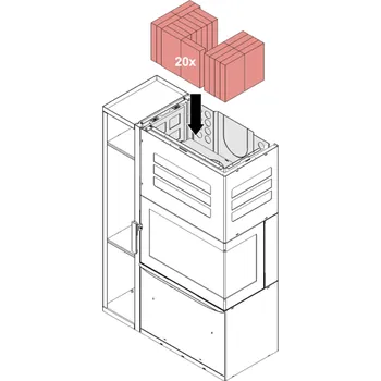 Krbová kamna Haas+Sohn Rukov s.r.o. Akumulační kámen sada AXON