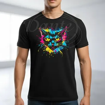 Dante Tričko Naštvaná kočka color,L