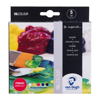 Olejová barva Van Gogh Primary Mixing sada olejových barev – 5 × 40 ml