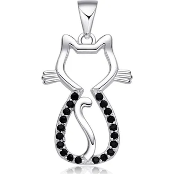 Přívěsek Stříbrný přívěsek kočka