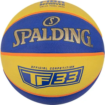 Fotbalový míč Míč Spalding Basketball TF 33 Gold Outdoor FIBA 84352z-blueyellow Velikost 6