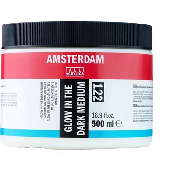 Výtvarná barva Amsterdam svítící médium ve tmě 122 - 500 ml