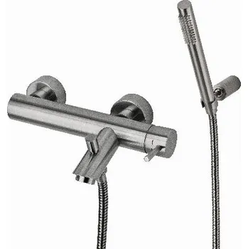 Vodovodní baterie Paffoni Light - Vanová baterie s příslušenstvím, nerez LIG023ST