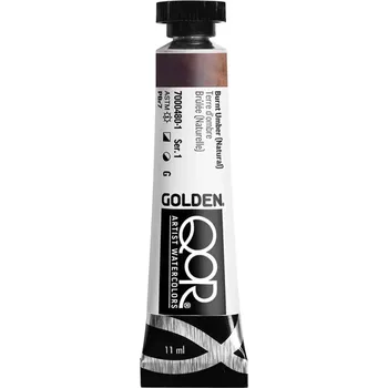 Výtvarná barva QoR Akvarelová barva 11 ml – vyberte si odstín 480 - Burnt Umber (Natural) (1)