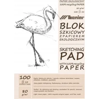 Blok papírů Leniar Plameňák - různé formáty A4