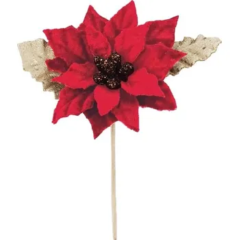 umělá květina Chaks Dekoračný umelý kvet - POINSETTIA
