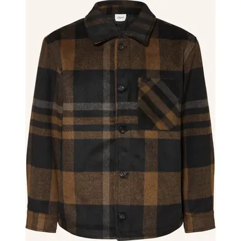 Pánská mikina S.Oliver Red Předsedající, hnědá / tmavě šedá / černá