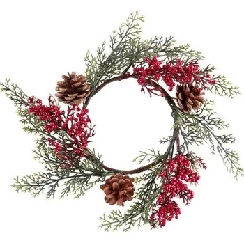 PARIS DEKORACE Dekorační vánoční věneček, 30 x 14 cm
