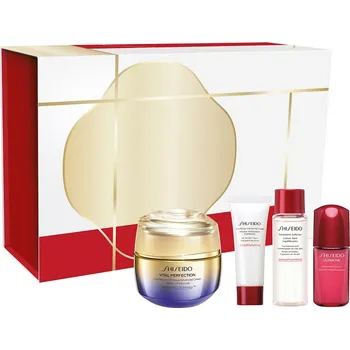 Kosmetika Shiseido Holiday Kit Liftingový a zpevňující rituálový set anti-ageing krém 50ml + čisticí pěna 15ml + pleťová voda 30ml + anti-ageing sérum 10ml