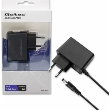 Vývojová deska Qoltec 6W zásuvný zdroj | 6V | 1A | 5,5*2,1