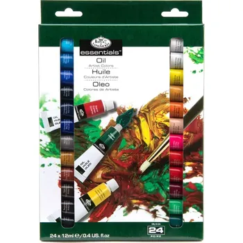 Olejová barva R&L Sada olejových barev – 24 x 12 ml