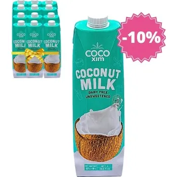 Rostlinné mléko XL balení - Kokosové mléko na vaření bez konzervantu COCOXIM 12x1000 ml