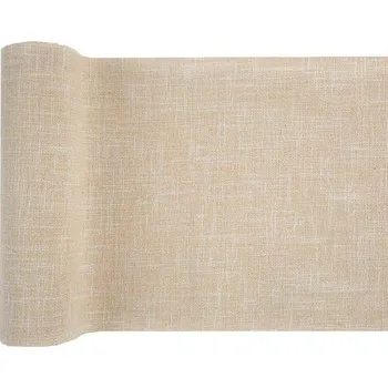 PARIS DEKORACE Stolová látková šerpa, přírodní barvy 3 m