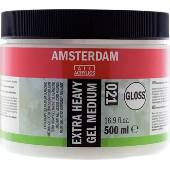 Speciální výtvarná barva Amsterdam Extra husté gelové médium lesklé 021 - 500 ml
