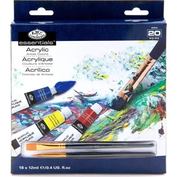 Speciální výtvarná barva R&L Sada akrylových barev – 18 x 12 ml