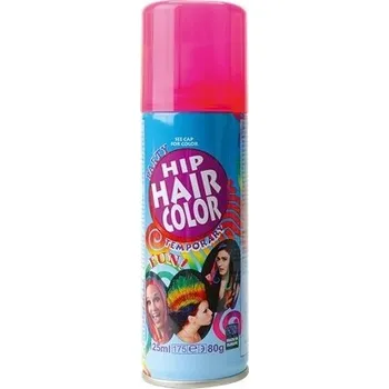Barva ve spreji Ostatní Sprej na vlasy smývatelný 125 ml Barva: růžová