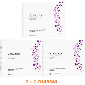 Zinzino Viva+ - śafrán - 2 +1 zdarma 180 tablet