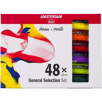 Výtvarná barva AMSTERDAM sada akrylových barev Standard series 48x20 ml