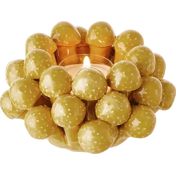 Svícen Butlers ENCHANTED FOREST Svícen na čajovou svíčku - žlutá