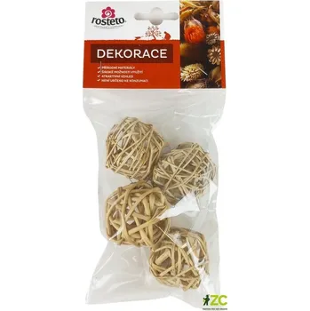 Vánoce Dekorace - Lata ball 4 cm, 4 ks