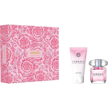 Dámský parfém Versace Bright Crystal sada toaletní voda ve spreji 30ml + tělové mléko 50ml