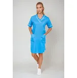2P SERVIS Šaty dámské Julia-B Modrá/Bílá M