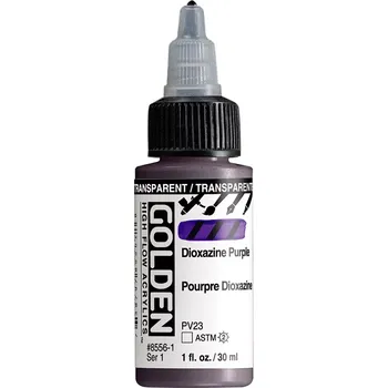 GOLDEN High Flow akrylový inkoust - 30 ml 8556 - Transparent Dioxazine Purple (1)