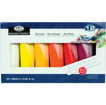 Speciální výtvarná barva R&L Sada akrylových barev – 12 x 120 ml