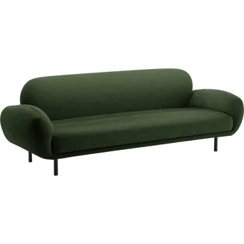 Pohovka Micadoni Zelená bouclé trojmístná pohovka Poppy 208 cm