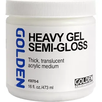 Speciální výtvarná barva GOLDEN Gel pololesklý - 473 ml