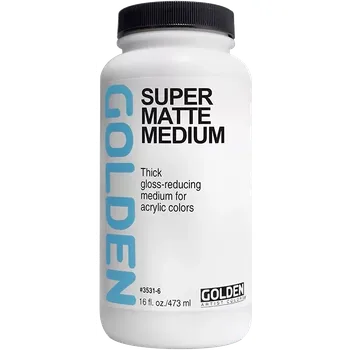 Speciální výtvarná barva GOLDEN Super Matné Médium - 473 ml