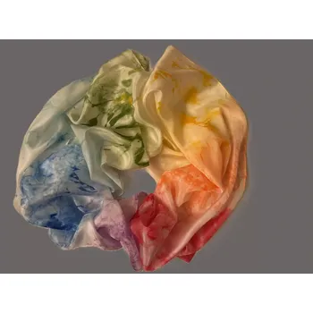 Šála Originální hedvábná šála - čakry