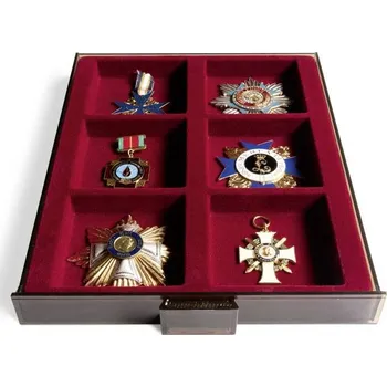 Obal pro sběratelský předmět Leuchtturm MB XL 6 mincovní box - 6x pole 86x86 mm