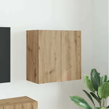 Televizní stolek vidaXL TV wall cabinet Nástěnný Artisanový dub 59,5 x 31 x 60 cm