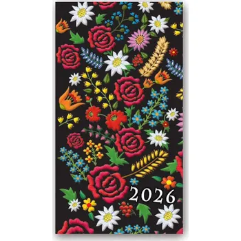 Kalendář Kalendarz kieszonkowy A6 2026 Soft folk