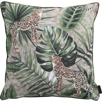 Polštář Polštář dekorační 50 x 50 cm Lenny taupe šedohnědý se vzorem