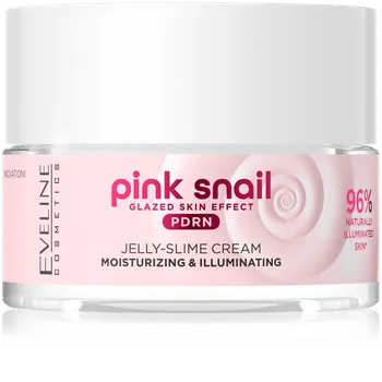 Pleťový krém Eveline Cosmetics Snail hydratační a rozjasňující krém na obličej na den i noc Jelly Slime, 50 ml