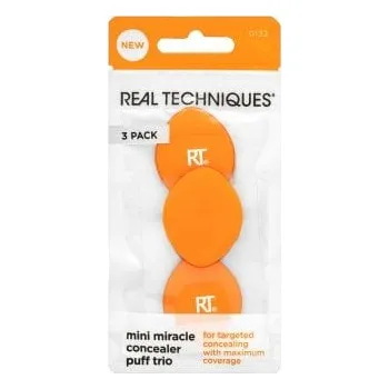Kosmetický štětec Real Techniques Mini Miracle Concealer Puff Trio