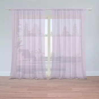 Záclona Sablio Záclony Světle fialová: 2ks 150x250cm