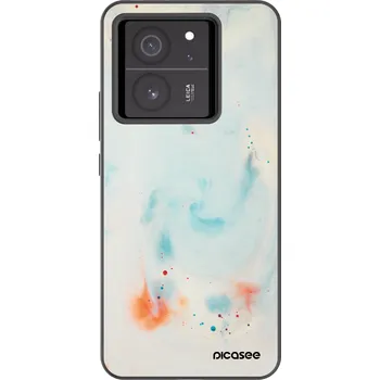 Pouzdro na mobilní telefon Picasee silikonový černý obal pro Xiaomi 13T - Splash