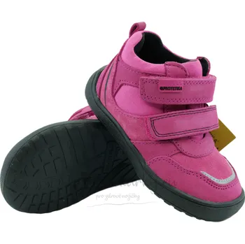 Chlapecké polobotky Dětské celoroční barefoot boty Protetika Banet Fuxia - vel. 21